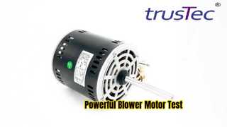 YDK-375-6B64 การทดสอบมอเตอร์โบลเวอร์ AC | 1/2HP, 318-410V, 50Hz, 920RPM ขณะใช้งาน