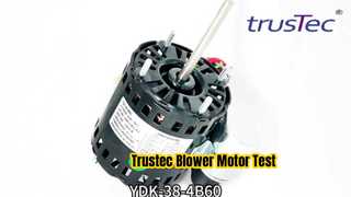 ฉางโจว Trustec AC โบลเวอร์มอเตอร์ทดสอบ YDK-38-4B60