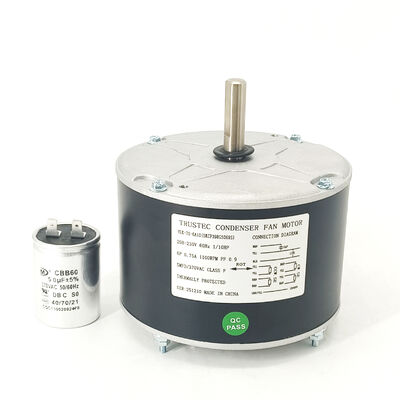 Condenser Fan Motor - 1/10HP 208/230V 60HZ 1100RPM 5uF/370V Reversible Rotation  - 5KCP39BGS069S Replacement Motor