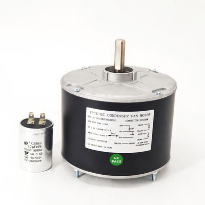 มอเตอร์พัดลมคอนเดนเซอร์ 48 เฟรม - 1/4HP 208/230V 60HZ 1100RPM 5uF/370V หมุน CW/CCW - มอเตอร์ทดแทน 5KCP39EGS070S